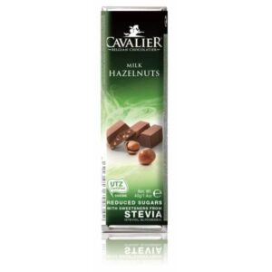 Cavalier Milk Hazelnuts Chocolate Bar with Stevia