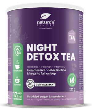 Nature's Finest Night Detox Tea - Nacht Entgiftungstee mit Baldrian und Mariendistel