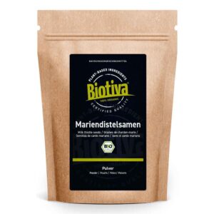 Biotiva Mariendistelsamen Pulver Bio