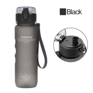 Sport-Knight® Wasserflasche / Shaker Schwarz