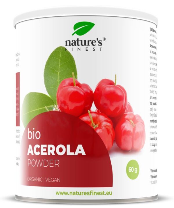 Nature's Finest Acerola Pulver (gefriergetrocknet) bio