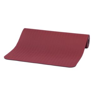 Yogamatte LOTUS PRO dunkelrot/anthrazit