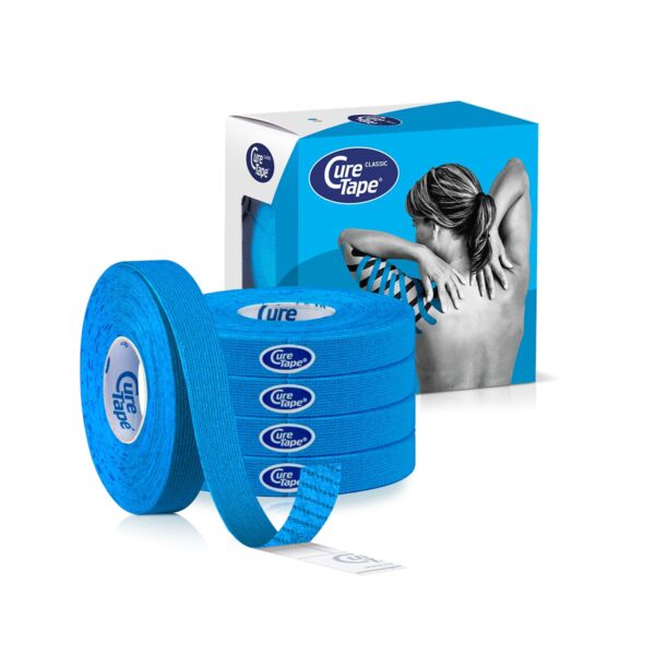 CureTape® Classic 5 Rollen 1cm blau