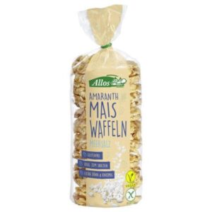 Allos Amaranth Mais-Waffeln Meersalz glutenfrei