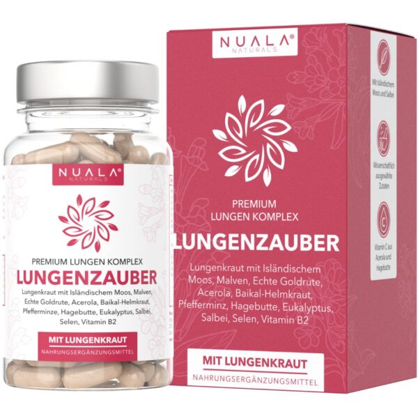 Nuala Naturals® - LUNGENZAUBER Lungenkraut Komplex mit Eukalyptus und Salbei