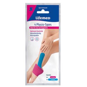 Lifemed 4 Physio-Tapes farbig sortiert "Sprunggelenk" 2 Größen