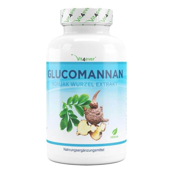 vit4ever Glucomannan aus der Konjak Wurzel