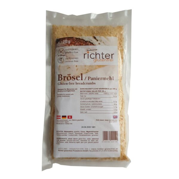 Backwaren Richter Brösel / Paniermehl glutenfrei