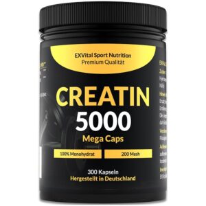 EXVital® Creatin 5000 Monohydrat mega caps