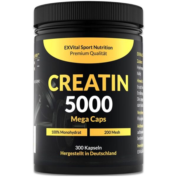 EXVital® Creatin 5000 Monohydrat mega caps