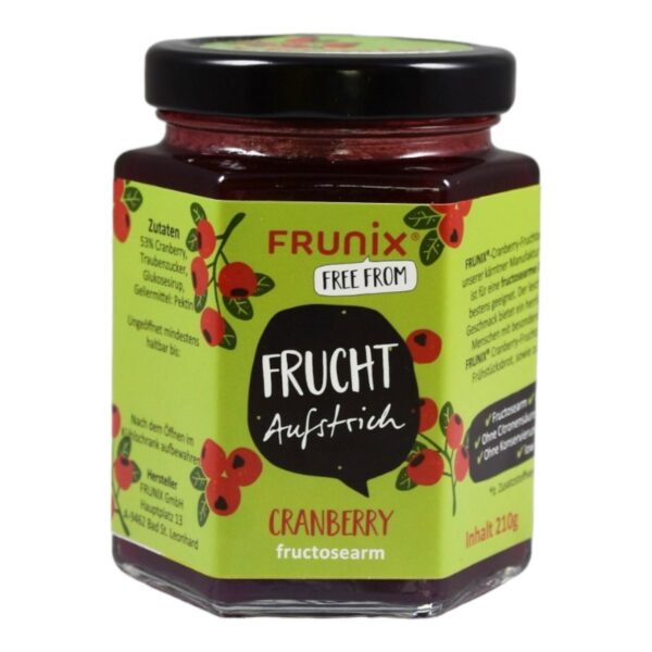 Frunix Fruchtaufstrich Cranberry