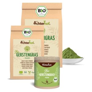 Achterhof Bio Gerstengras Pulver Dose