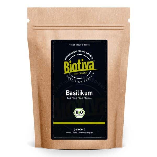 Biotiva Basilikum gerebelt Bio