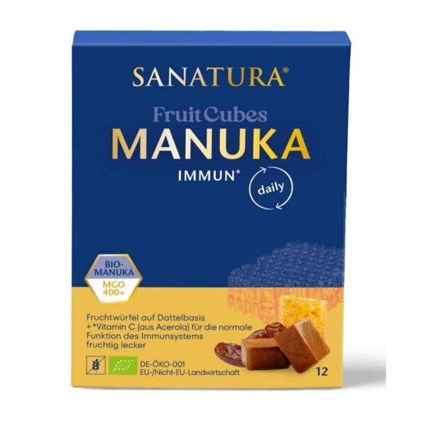 Natura FruitCubes Bio Manuka Früchtewürfel