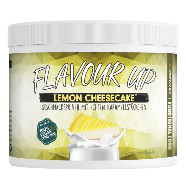 ProFuel - FLAVOUR UP Geschmackspulver - Lemon Cheesecake - nur 11 kcal pro Portion