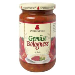 Zwergenwiese Gemüse Bolognese glutenfrei