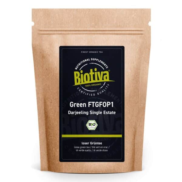 Biotiva Darjeeling FTGFOP1 Grüntee Bio