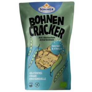 Sommer Bohnen Cracker Meersalz glutenfrei