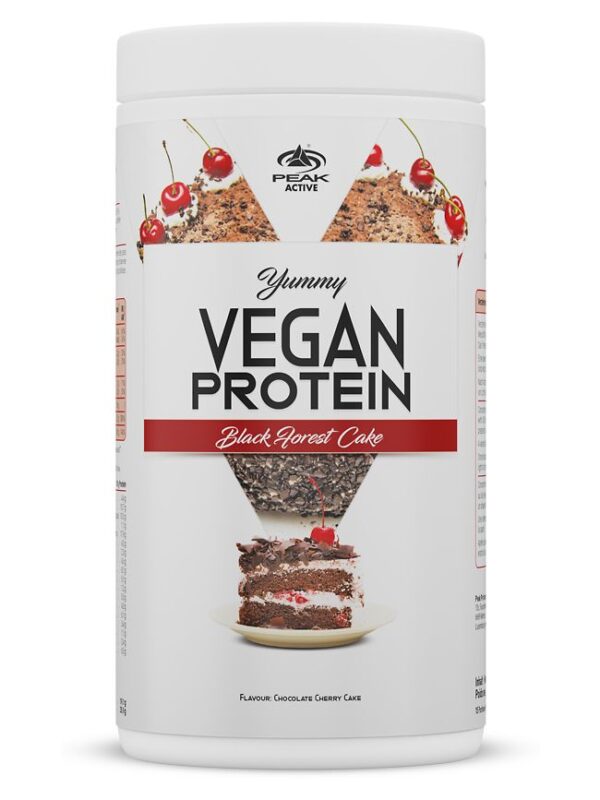 PEAK Yummy Vegan Protein - Geschmack Black Forest Cake