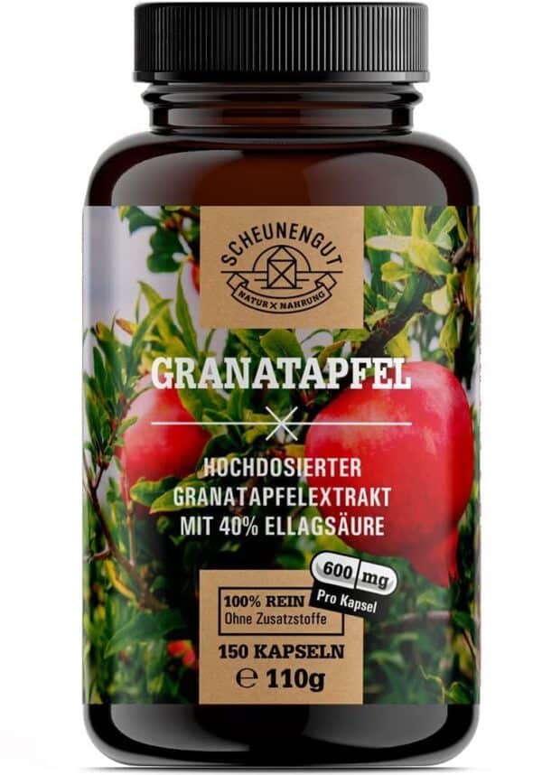 Scheunengut® Granatapfel Extrakt 45:1 | 600mg pro Kapsel