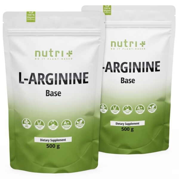 Nutri+ L-Arginin Base Pulver