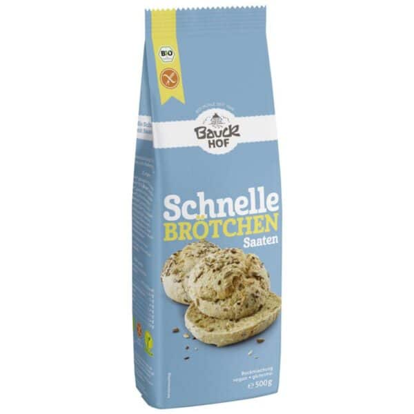 Bauckhof Schnelle Brötchen Saaten Backmix glutenfrei