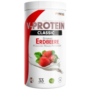 ProFuel - V-PROTEIN Classic - Erdbeere - veganes Proteinpulver mit 73% Protein