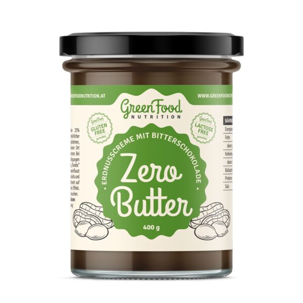 GreenFood Nutrition Zero Butter Erdnusscreme