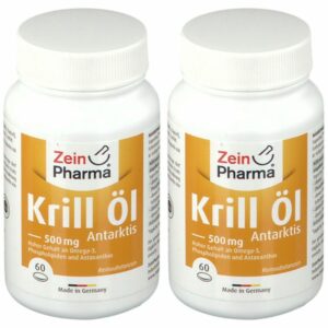 Omega 3 Krillöl Kapseln Antarktis 500 mg ZeinPharma