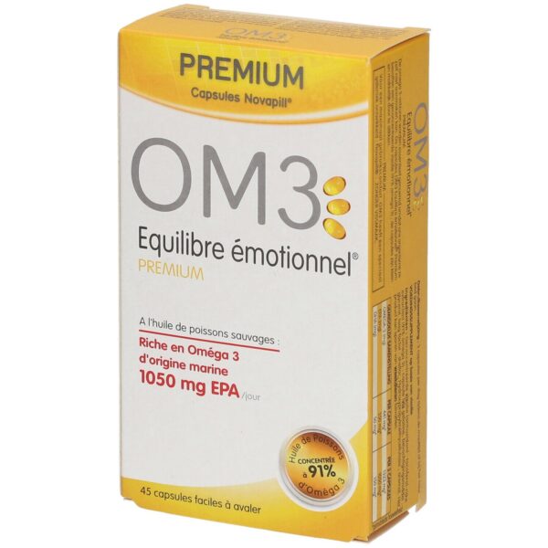 Premium Novapill® capsules OM3 Equilibre émotionnel®