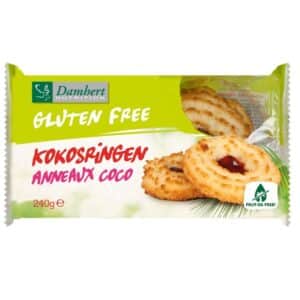 Damhert 6 Kokosringe mit Fruchtfüllung glutenfrei