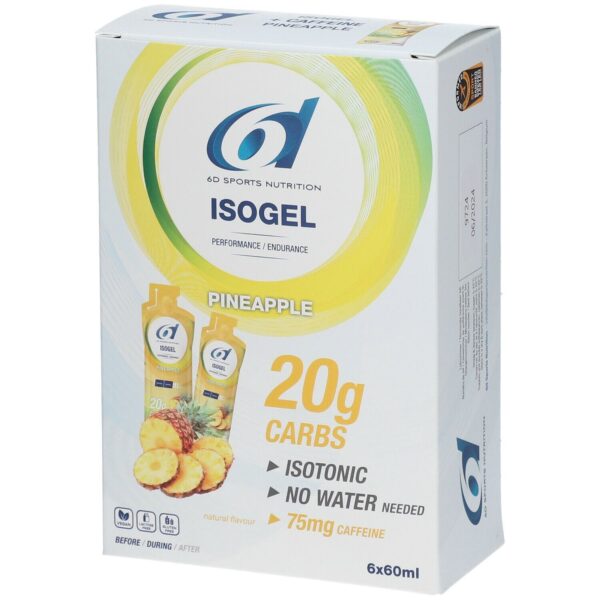 6D SPORTS NUTRITION IsoGel Ananas + Koffein