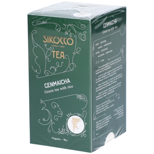 Sirocco Bio Tee Genmaicha Grüntee mit geröstetem Reis