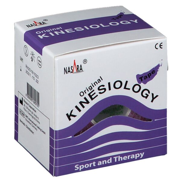 NASARA® Kinesiology-Tape classic 5 cm x 5 m Rolle Lavendel