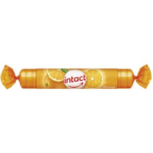 intact Traubenzucker-Rolle  Orange