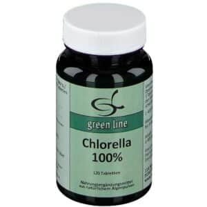 green line NUTRITHEKE Chlorella 100%