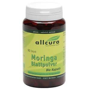 allcura Moringa Blattpulver Bio Kapseln