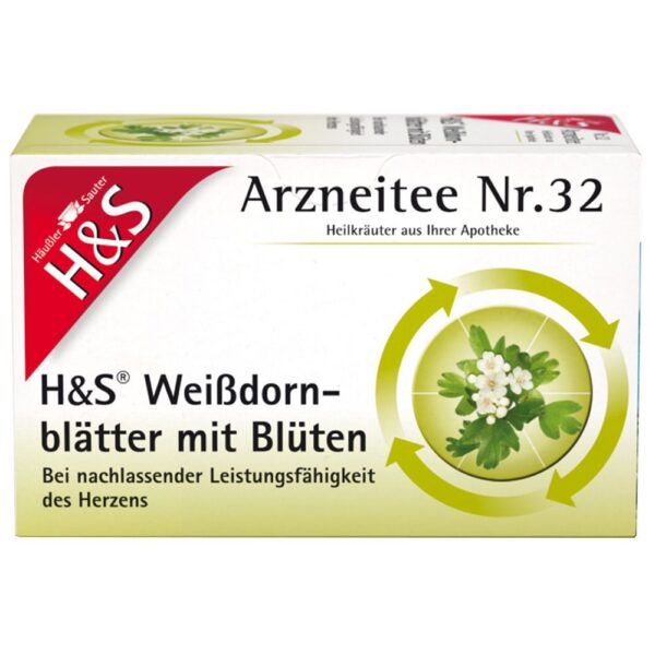 H&S Weissdornblätter mit Blüten Nr. 32