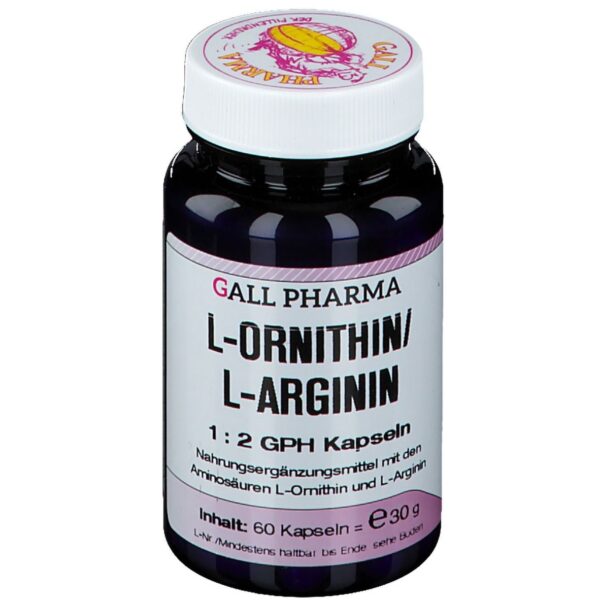 GALL PHARMA L-Ornithin/L-Arginin 1:2 GPH Kapseln