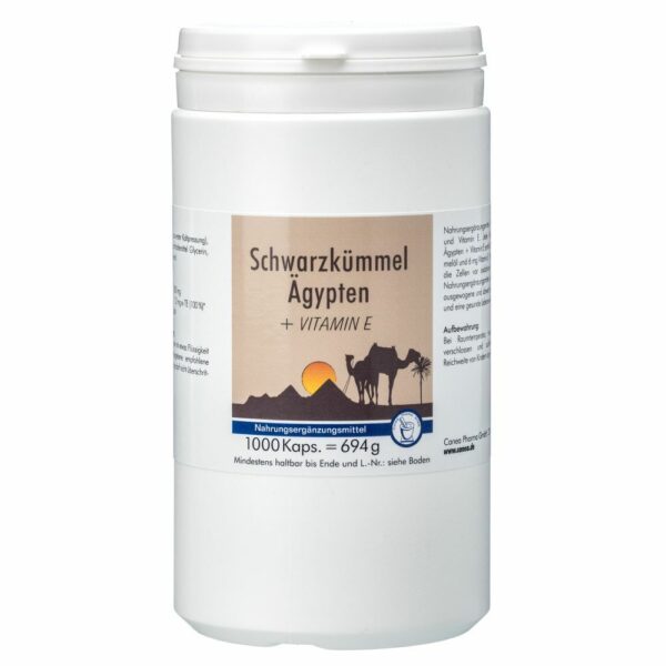 Schwarzkümmel Ägypten + Vitamin E