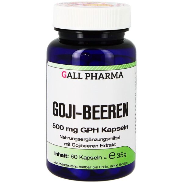 GALL PHARMA Goji-Beeren 500 mg GPH Kapseln