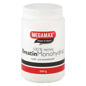 MEGAMAX® Power & Sport 100% reines KreatinMonohydrat