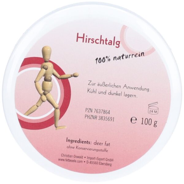 Hirschtalg 100% naturrein