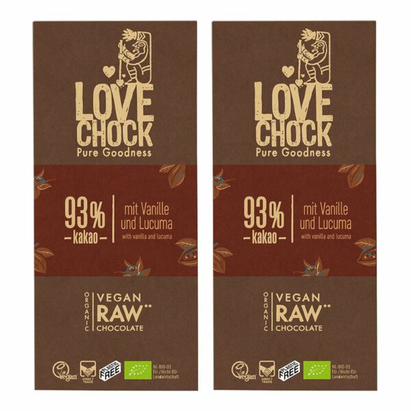 LOVECHOCK Vanille & Lucuma 93% Kakao