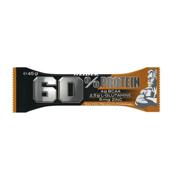 WEIDER 60% Protein Bar Salted Peanut Caramel