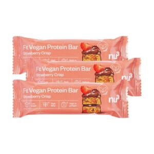 nu3 Fit Vegan Protein Bar Strawberry Crisp