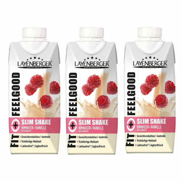 LAYENBERGER Fit+Feelgood Slim Shake Himbeer-Vanille