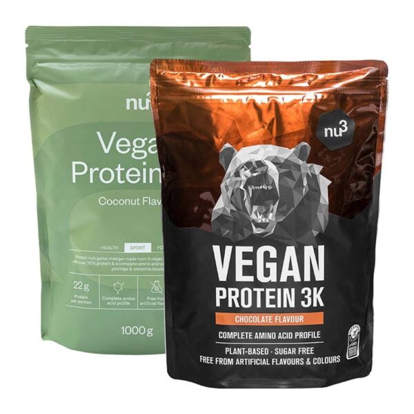 nu3 Vegan Protein 3K Probierpaket Schoko & Kokos