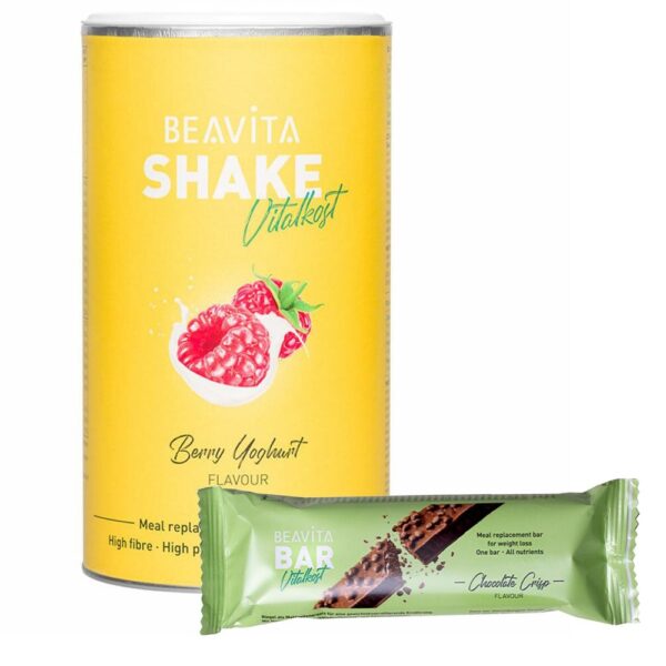 BEAVITA Probierpaket: Diät-Shake + Riegel