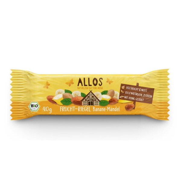 Allos Frucht-Riegel Banane Mandel